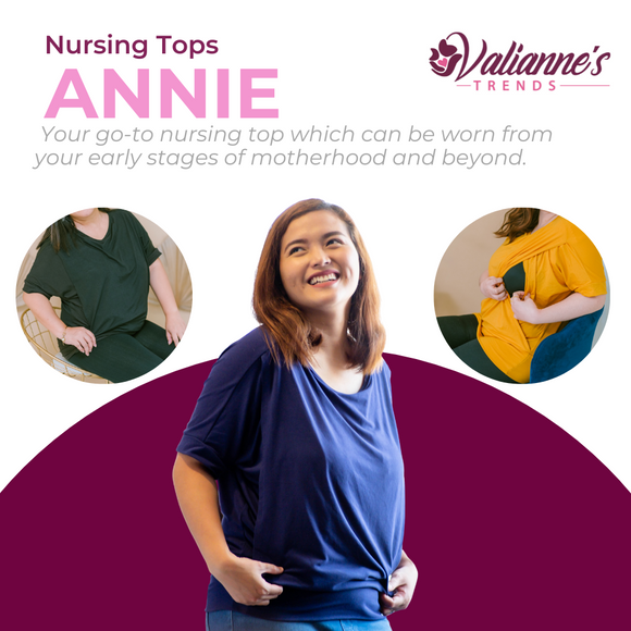 Valianne's Trends Annie Maternity/Nursing Top