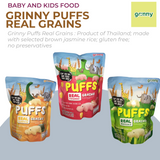 Grinny Puffs Real Grains - Broccoli - Pumpkin - Strawberry 60g