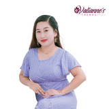 Valianne's Trends - Winona Nursing Dress  - Polka Dot Charm Collection