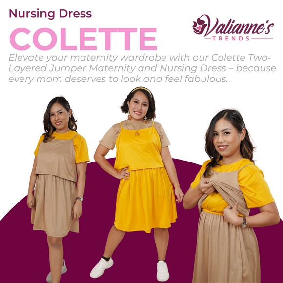 Valianne's Trends Colette Jumping Nursing Dress