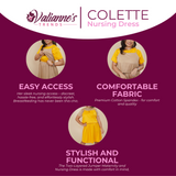 Valianne's Trends Colette Jumping Nursing Dress