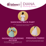 Valianne's Trends Diana Nursing Dress