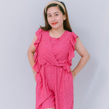 Valianne's Trends Izzie Nursing Jumpshorts - Maternity - Breastfeeding - Postpartum- Eyelet Nursing