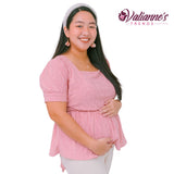 Valianne's Trends Quentin Nursing Blouse - Towelette Fabric - Maternity