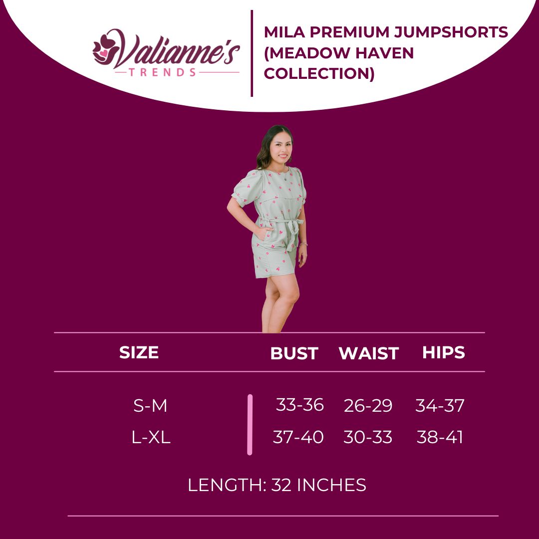 Valianne's Trends - Mila Nursing Jumpshorts - Meadow Haven Collection