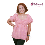 Valianne's Trends Priscilla Nursing Blouse - Premium - Graceful Bloom Collection