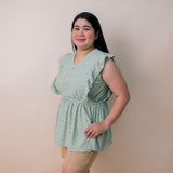 Valianne's Trends Harper Nursing Blouse- Breastfeeding - Maternity - Casual Nursing Blouse - Eyelet Nursing