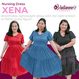 Valianne's Trends - Xena Nursing Dress  - Polka Dot Charm Collection