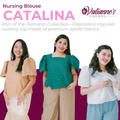 Valianne's Trends - Catalina Nursing Top - Pamana Collection - Breastfeeding - Nursing Wear