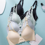 Valianne's Trends Maxine Premium Nursing Bra - Postpartum Bra - Seamless 2-Way Access Bra