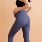 Valianne's Trends Odette Maternity Leggings - Pregnancy Seamless Pants - Mommy Soft and Comfortable