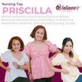 Valianne's Trends Priscilla Nursing Blouse - Premium - Graceful Bloom Collection