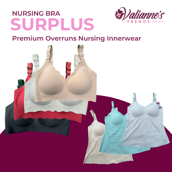 Valianne's Trends - Surplus Nursing Bra - Limited Edition - Breastfeeding - Tank Top - Overruns