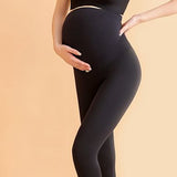 Valianne's Trends Odette Maternity Leggings - Pregnancy Seamless Pants - Mommy Soft and Comfortable