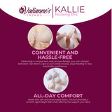 Valianne's Trends Kallie Nursing Bra - Postpartum Bra - Seamless 2-Way Access Nursing Bra