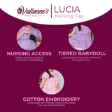 Valianne's Trends - Lucia Nursing Top - Meadow Haven Collection