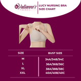 Valianne's Trends Lucy Premium Nursing Bra - Postpartum Bra - Seamless Bra