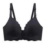 Valianne's Trends Maxine Premium Nursing Bra - Postpartum Bra - Seamless 2-Way Access Bra