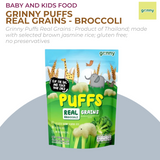 Grinny Puffs Real Grains - Broccoli - Pumpkin - Strawberry 60g