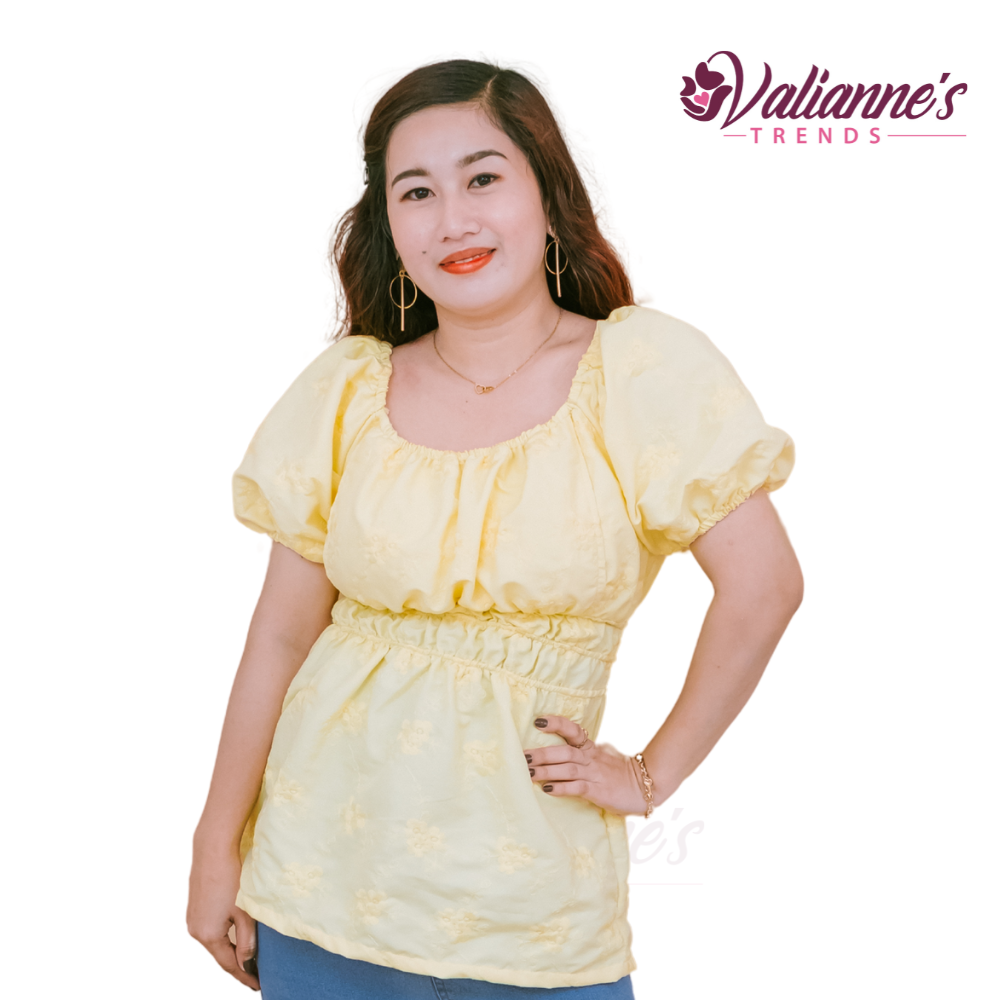 Valianne's Trends Ruth Nursing Blouse - Premium - Graceful Bloom Collection