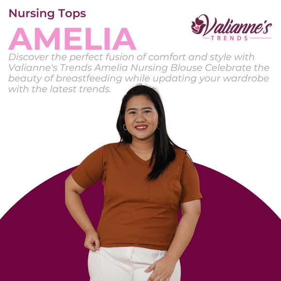 Valianne's Trends Amelia Nursing Blouse