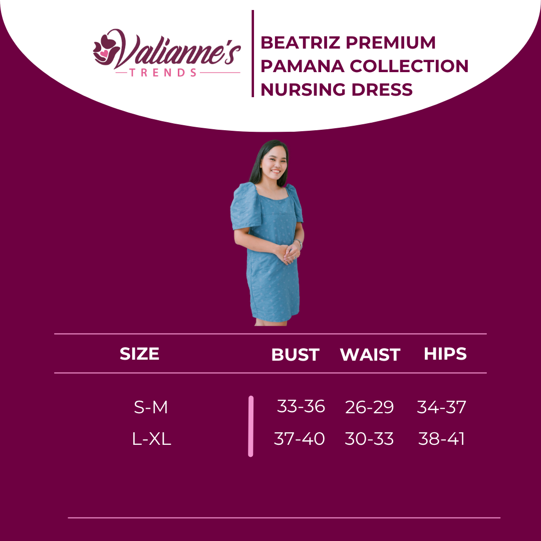 Valianne's Trends - Beatriz Nursing Dress - Pamana Collection - Breastfeeding - Nursing Wear