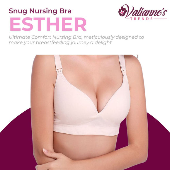 Valianne's Trends Esther Nursing Bra - Postpartum Bra - Everyday Nursing Bra