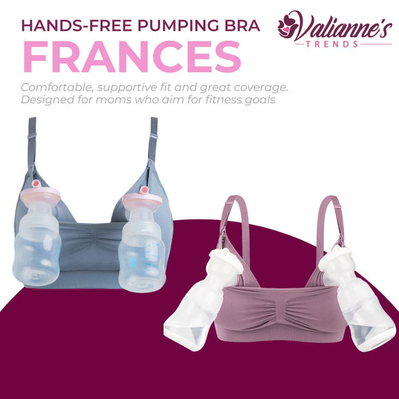 Valianne's Trends - Frances Pumping/Breastfeeding Bra- Nursing Bra - Maternity Bra