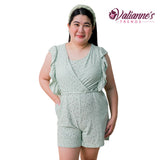 Valianne's Trends Izzie Nursing Jumpshorts - Maternity - Breastfeeding - Postpartum- Eyelet Nursing