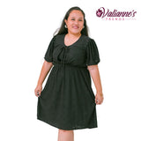 Valianne's Trends Juliet Nursing Dress - Maternity - Breastfeeding - Postpartum- Eyelet Nursing