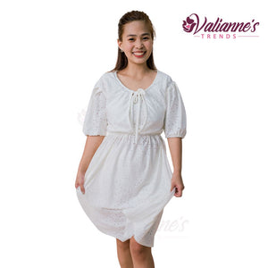 Valianne's Trends Juliet Nursing Dress - Maternity - Breastfeeding - Postpartum- Eyelet Nursing