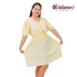 Valianne's Trends Juliet Nursing Dress - Maternity - Breastfeeding - Postpartum- Eyelet Nursing