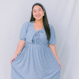 Valianne's Trends Juliet Nursing Dress - Maternity - Breastfeeding - Postpartum- Eyelet Nursing