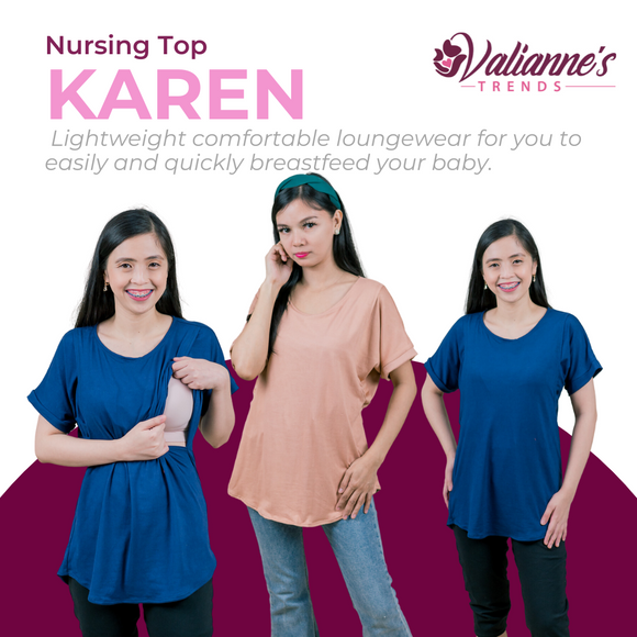 Valianne's Trends Karen Nursing Top