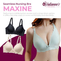 Valianne's Trends Maxine Premium Nursing Bra - Postpartum Bra - Seamless 2-Way Access Bra