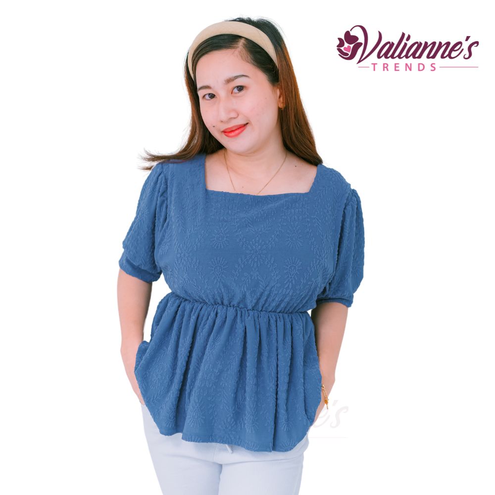 Valianne's Trends Quentin Nursing Blouse - Towelette Fabric - Maternity