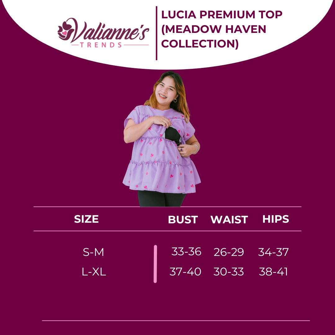 Valianne's Trends - Lucia Nursing Top - Meadow Haven Collection