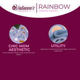 Valianne's Trends Rainbow Diaper Caddy - Mommy Gear