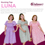 Valianne's Trends - Luna Nursing Dress - Meadow Haven Collection