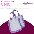 Valianne's Trends Chic Ruffle Tote Bag