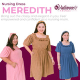 Valianne's Trends Meredith Nursing Dress - Maternity - Plus Size - Breastfeeding - Postpartum