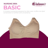 Valianne's Trends Classic Basic Seamless Nursing Bra - Breastfeeding - Maternity