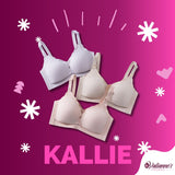 Valianne's Trends Kallie Nursing Bra - Postpartum Bra - Seamless 2-Way Access Nursing Bra