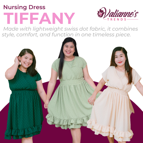 Valianne's Trends - Tiffany Nursing Dress - Sassy and Chic Collection