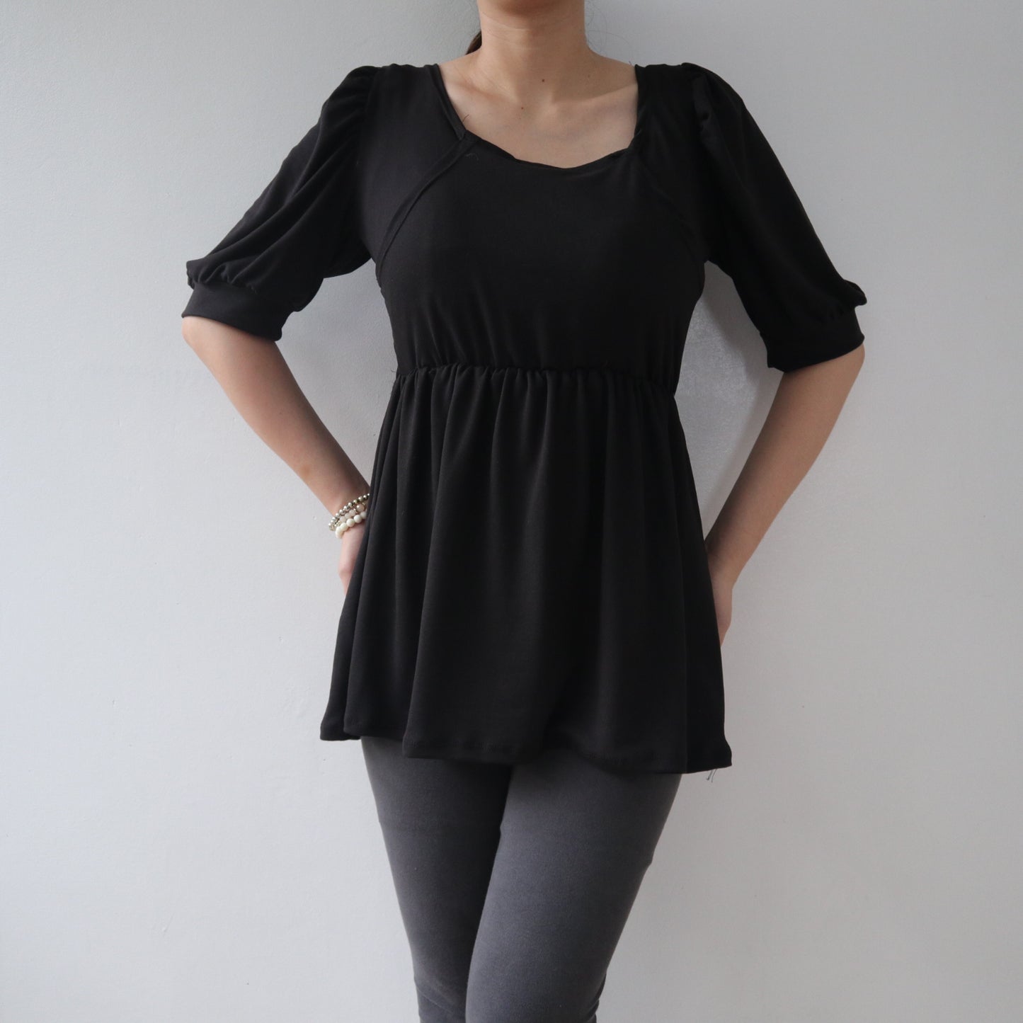 Valianne's Trends Jenna Maternity/Nursing Top/Blouse