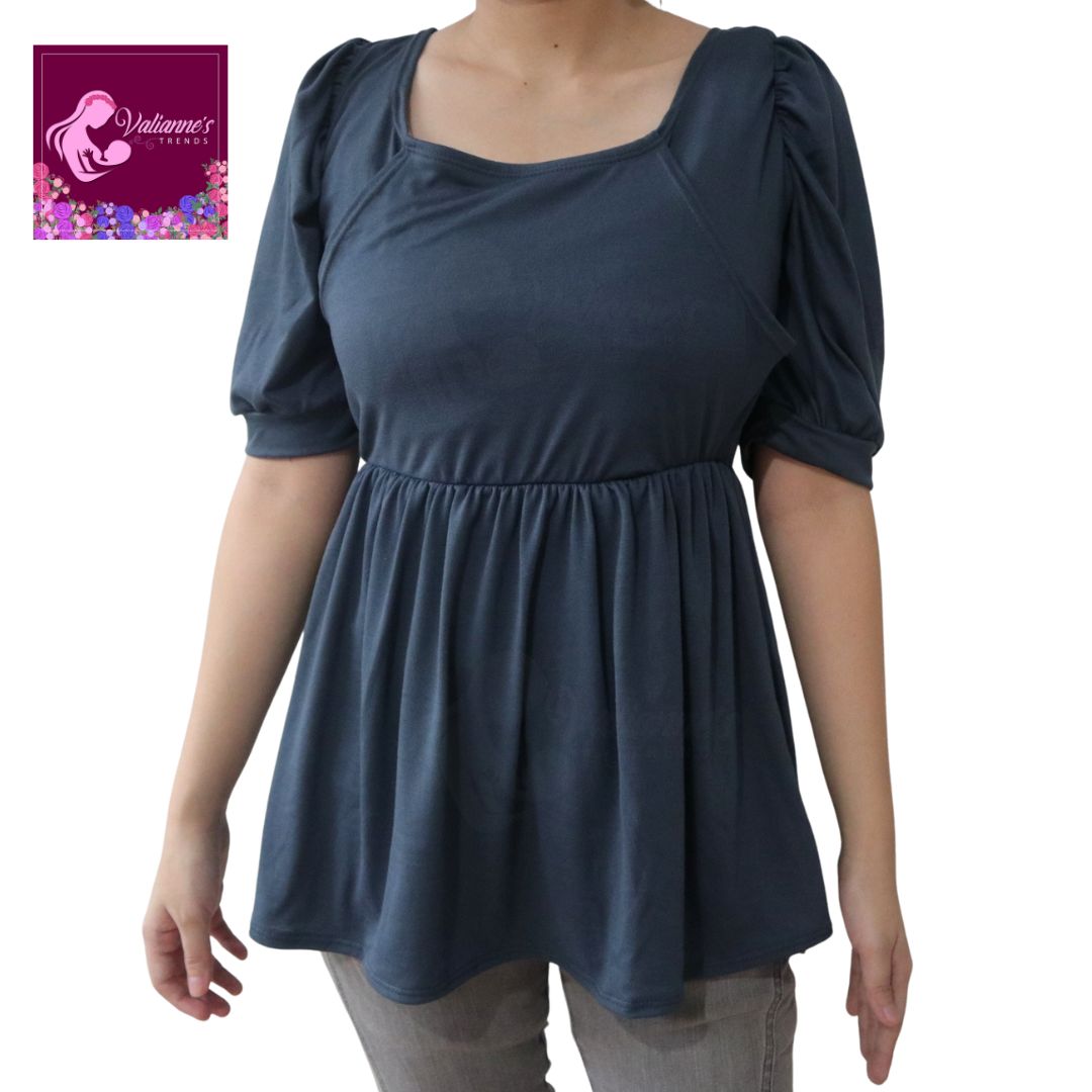 Valianne's Trends Jenna Maternity/Nursing Top/Blouse