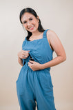 Valianne's Trends Nicolette Jump Suit- Breastfeeding - Postpartum - Mommy
