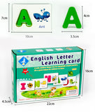 Valiant Toddlers - Wooden Alphabet Toys - ABC Flash Cards - Educational -Montessori