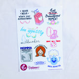 Valianne’s Trends Mom/Breastfeeding Sticker Collection