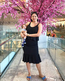 Valianne's Trends - Cassie Maternity/Nursing Dress - Breastfeeding - Postpartum Mommy